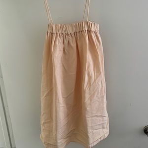 Zara Mini creme dress with pockets